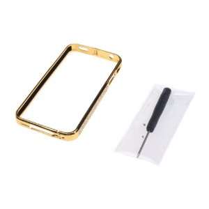   Hard Golden Border For Apple iPhone 4 4S with Tool Electronics