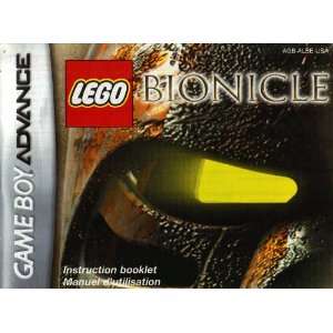  Lego Bionicle GBA Instruction Booklet (Game Boy Advance 