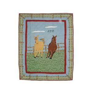  Stare Horse, Crib Quilt 36 X 46 In.