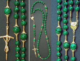 entirely hand made with gem stones and precious metals unique rosaries
