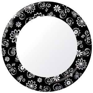    Black and White Paper Banquet Dinner Plates