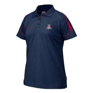 Arizona Wildcats Womens Polo Dress Shirt:  Sports 