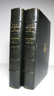 goethe literary biography lewes george henry the life and works