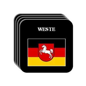 Lower Saxony (Niedersachsen)   WESTE Set of 4 Mini Mousepad Coasters