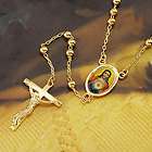   14K Gold Filled Jesus Cross Pendant Women / Men Crucifix Jewelry MP562