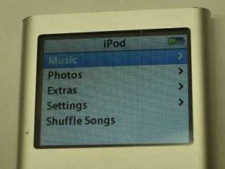 Apple iPod nano 2nd Generation Silver (2 GB) NICE!!! 885909112432 