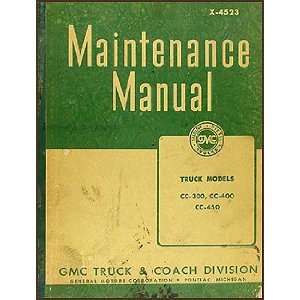  GMC CC 300, CC 400, CC 450 Repair Shop Manual Original GMC Books