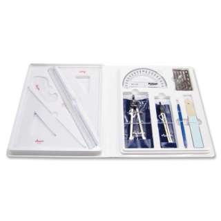 Student Drafting Kit, With Vinyl Zipper Pouch