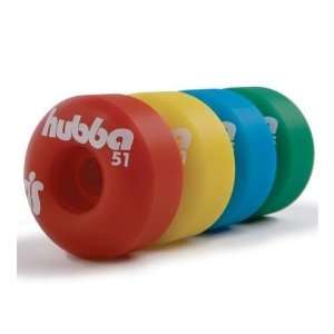  Hubba Fourplays Skateboard Wheels   51mm (set of 4 