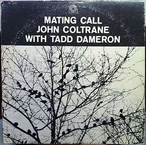 JOHN COLTRANE & TADD DAMERON mating call LP VG+ RVG  