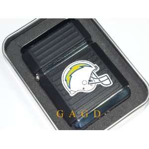  NFL SAN DIEGO CHARGERS BUTANE TORCH LIGHTER with TIN BOX 