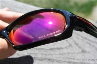 New OAKLEY Ten Mens Sunglasses Black Ink OO Red Iridium HD Polarized 