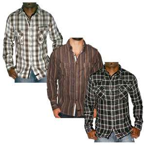 FENDER by English Laundry Assorted Flannel Western Mens Woven Shirts 