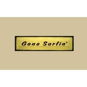  SaltBox Gifts SK519GS Gone Surfin Sign: Patio, Lawn 