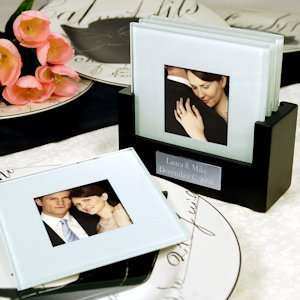  Picture Coasters & Personalized Holder 