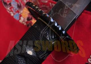   Forged Black Folded Steel Japan Sharp Ninja Ninjiato Sword #216  