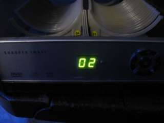 Sharper Image Motorized 100 CD Organizer LED WM800  