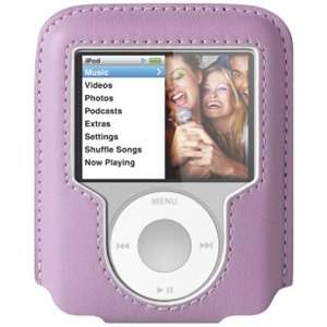  Belkin Formed Leather Case for iPod nano 3G (Lavender 