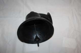 Vintage Cast Iron U.S.N. Navy Bell with Ringer & Hanging Bracket 