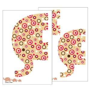  Elephant Family Removable Wall Decor Stickers: Baby