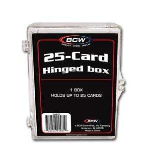  BCW Hinged Box   25 Count   1 Box Per Pack (Quantity of 