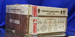   & Upgraded Marantz 1060 Integrated Amplifier, Walnut Cabinet & Box