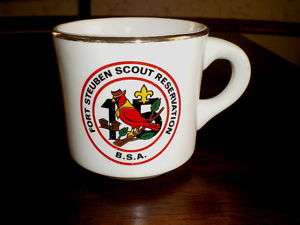 Boy Scout FORT STEUBEN SCOUT RESERVATION MUG Cup BSA  