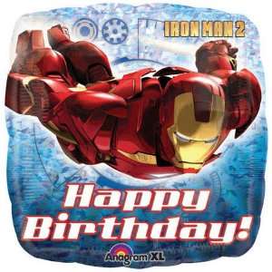  Iron Man 2 Happy Birthday 18 In.   Each: Toys & Games