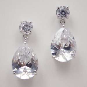   Sista Jewelry Clear Cubic Zirconia Dangle Earring Set 