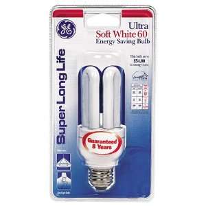  GE Compact Fluorescent Extra Soft White Bulb, 15 Watts 