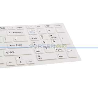 New Keyboard Protector Sony VAIO VPC F11 F12 F13 White  