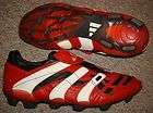 red adidas predator accelerator fg football boots uk 11 location