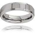 Mens Tungsten Polished Beveled Edge Band (6 mm) Today $ 