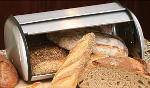   kitchen storage solution a breadbox is designed to hold bread