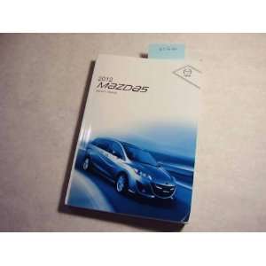  2012 Mazda 5 Owners Manual Mazda Books