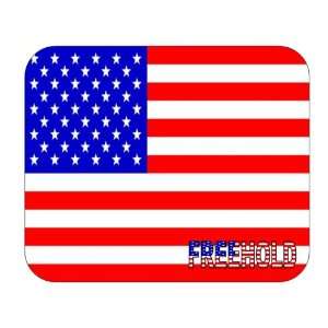  US Flag   Freehold, New Jersey (NJ) Mouse Pad Everything 