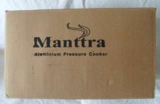 Manttra 4 Quarts Aluminum Pressure Cooker NIB!  