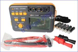 VC60B+ Digital Insulation Tester,MegOhm Resistance Meter,+Voltage 