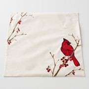   Holiday Fabric Placemats Poinsettia OR Cardinal 3 Styles Upick NEW