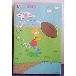  Simpsons Bart Simpson Playing Football Jigsaw Puzzle Toys 
