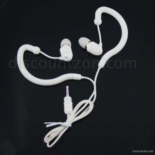 Earhook sport headphone/earphone + softer earplug for IPX8 Waterproof 