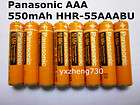 8Pack Original New Panasonic AAA Rechargeable battery 550mAh for HHR 