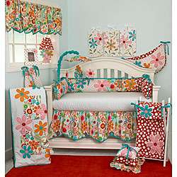 Cotton Tale Lizzie 4 piece Crib Bedding Set  Overstock