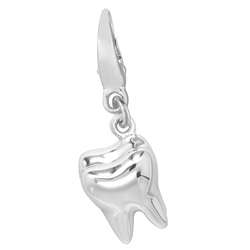 Sterling Silver Tooth Charm  