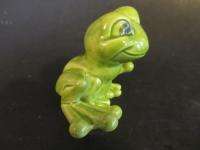Goebel GREEN Funky FROG Figurine 35516 TMK 6 BIG FEET  