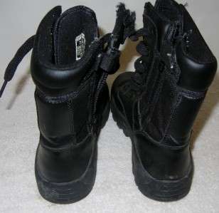 Response Gear Tactical Boots Black Mens Size 7 US Leather & Cloth 