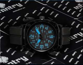 New Blue Sports Mens Infantry Spy Fashion Quartz Watch  