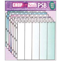 Crop in Style 3 ring Binder Refill Assortment Pages  