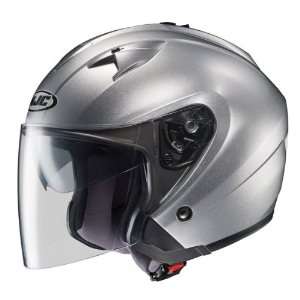  HJC IS 33 Silver Helmet Large: Automotive