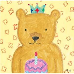 Party Bear Canvas Reproduction